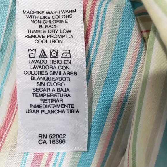 Liz Claiborne Villager Woman's Sz 12 Top button up - Picture 7 of 8